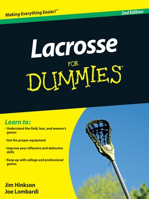 cover image of Lacrosse For Dummies